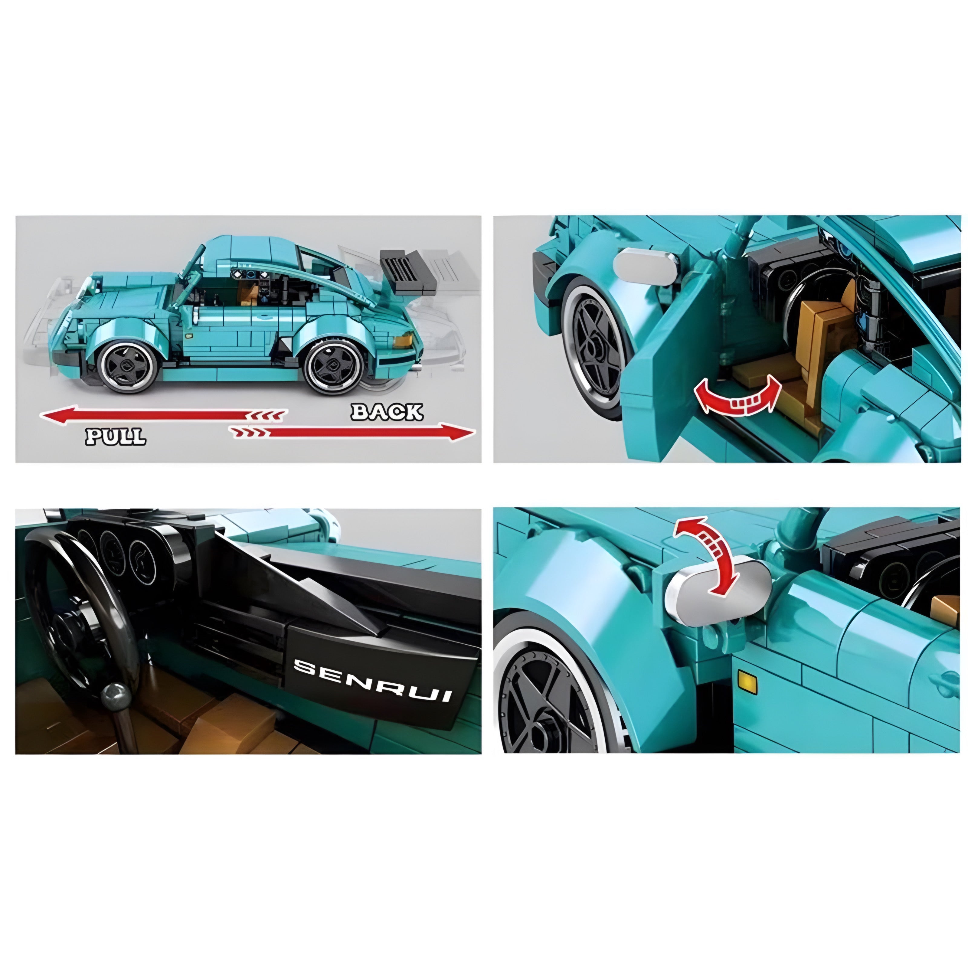 PORSCHE 911 TURBO | 717PCS