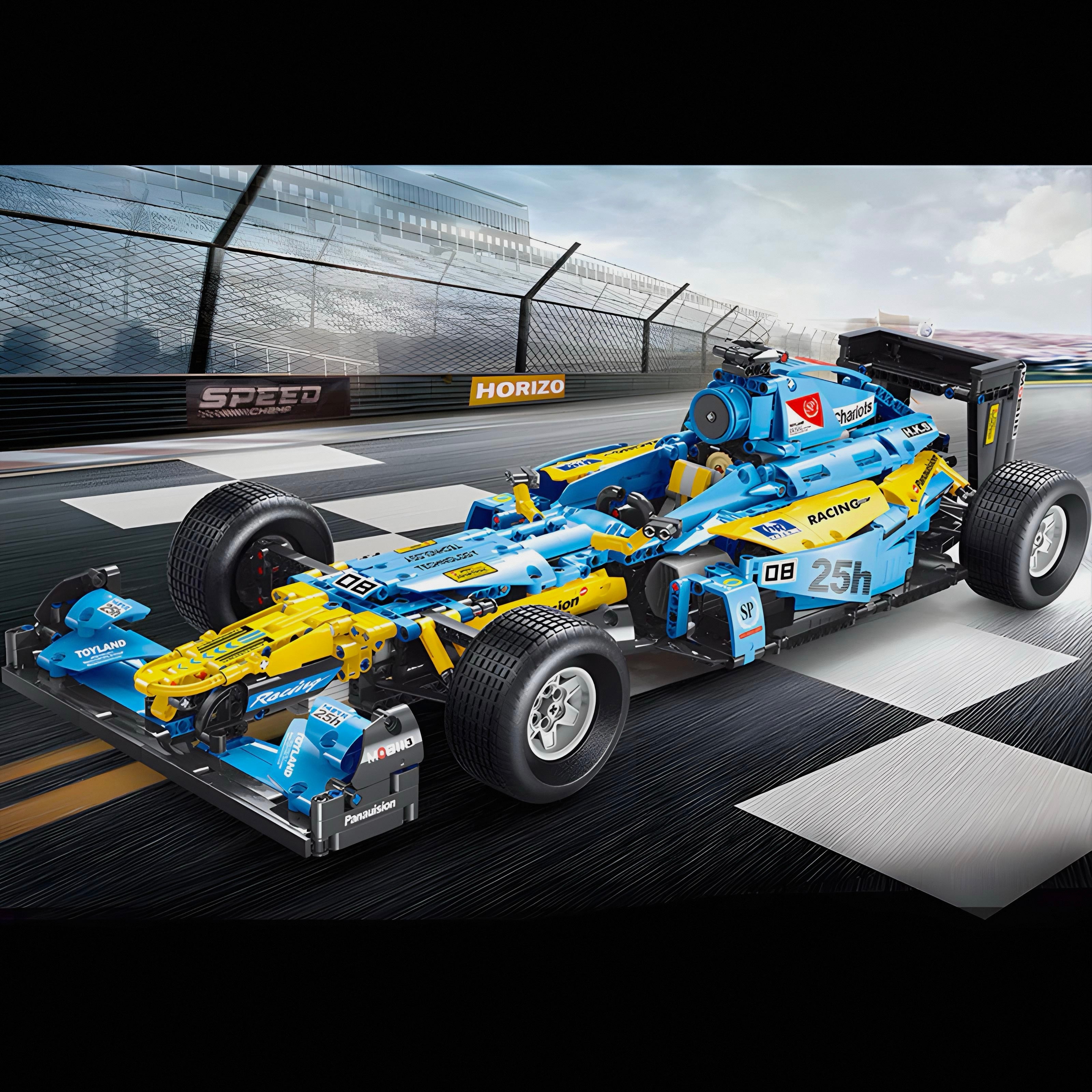 REMOTE CONTROLLED SINGLE SEATER RACE CAR | 1698PCS