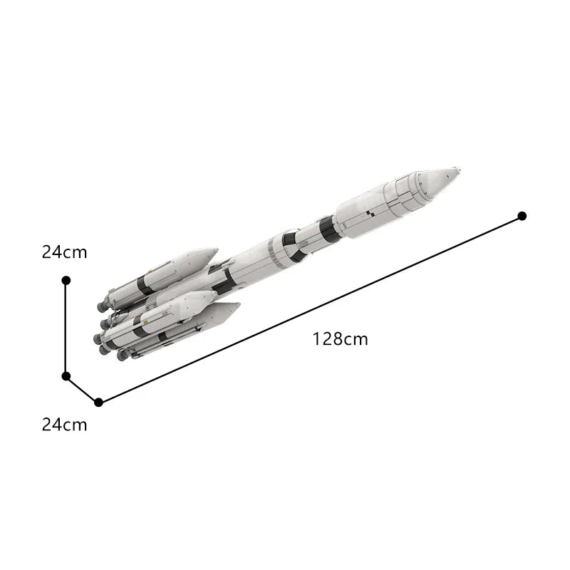 THE ULTIMATE 128CM SATURN V MLV-25L | 5389PCS