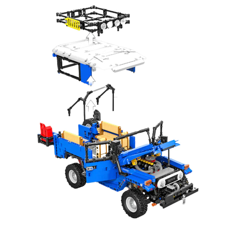 REMOTE CONTROLLED FJ40 LAND CRUISER | 2101PCS