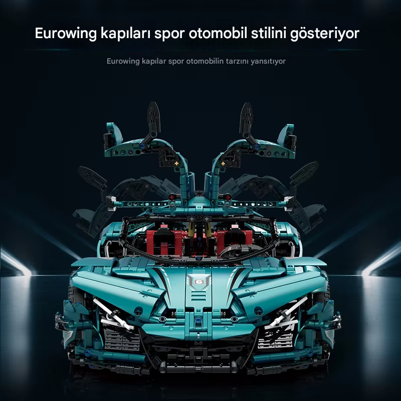 ULTIMATE BLUE SUPER CAR | 3468PCS