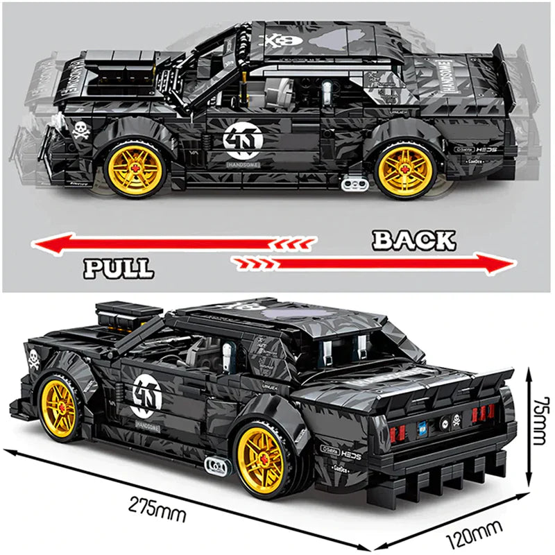BABY 1,400BHP DRIFTER | 828PCS