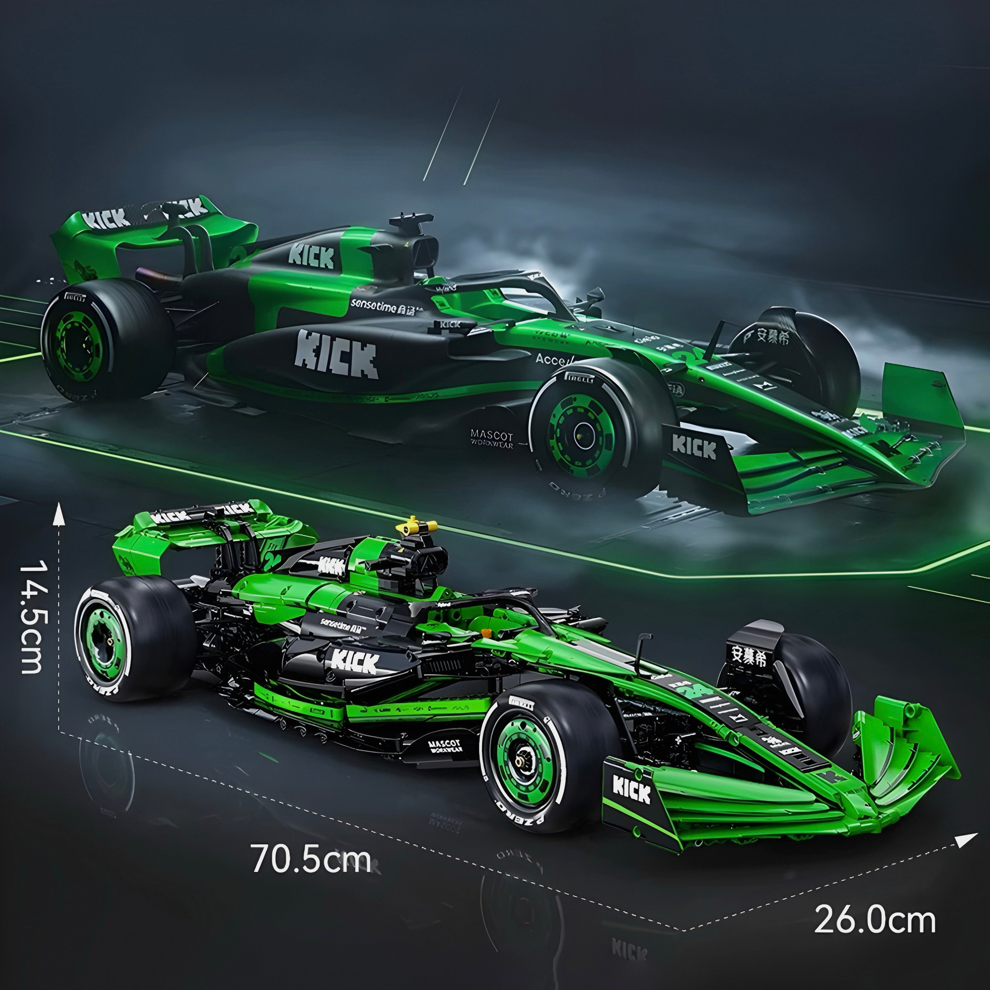 THE ULTIMATE KICK SAUBER F1 TEAM | 2554PCS