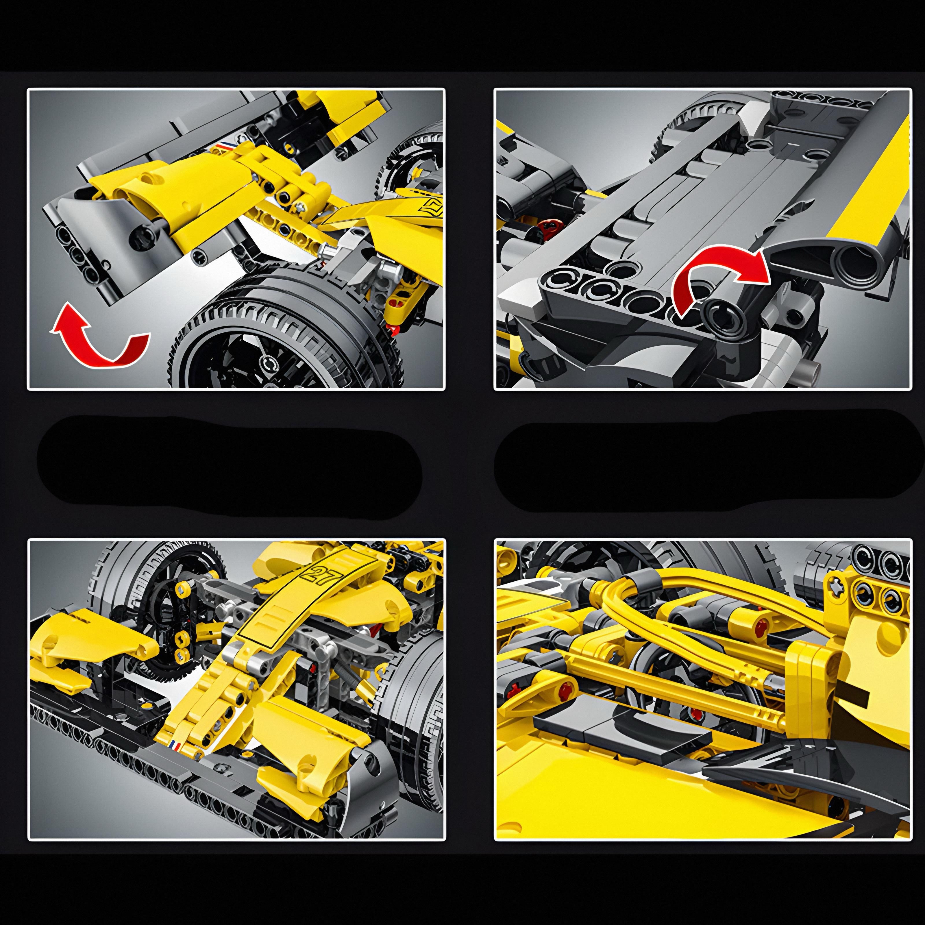 SINGLE SEATER RACE CAR | 1084PCS