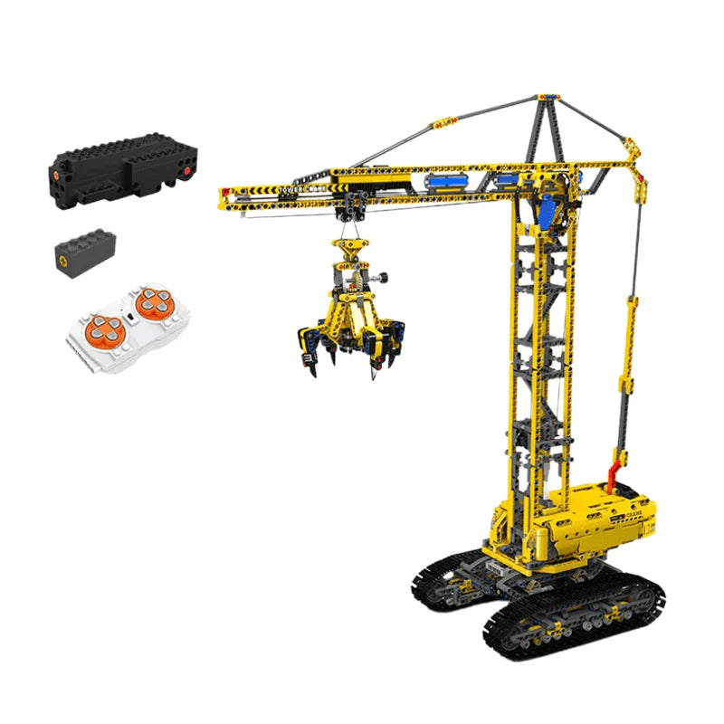 REMOTE CONTROLLED CITY BUILDING CRANE | 1730PCS