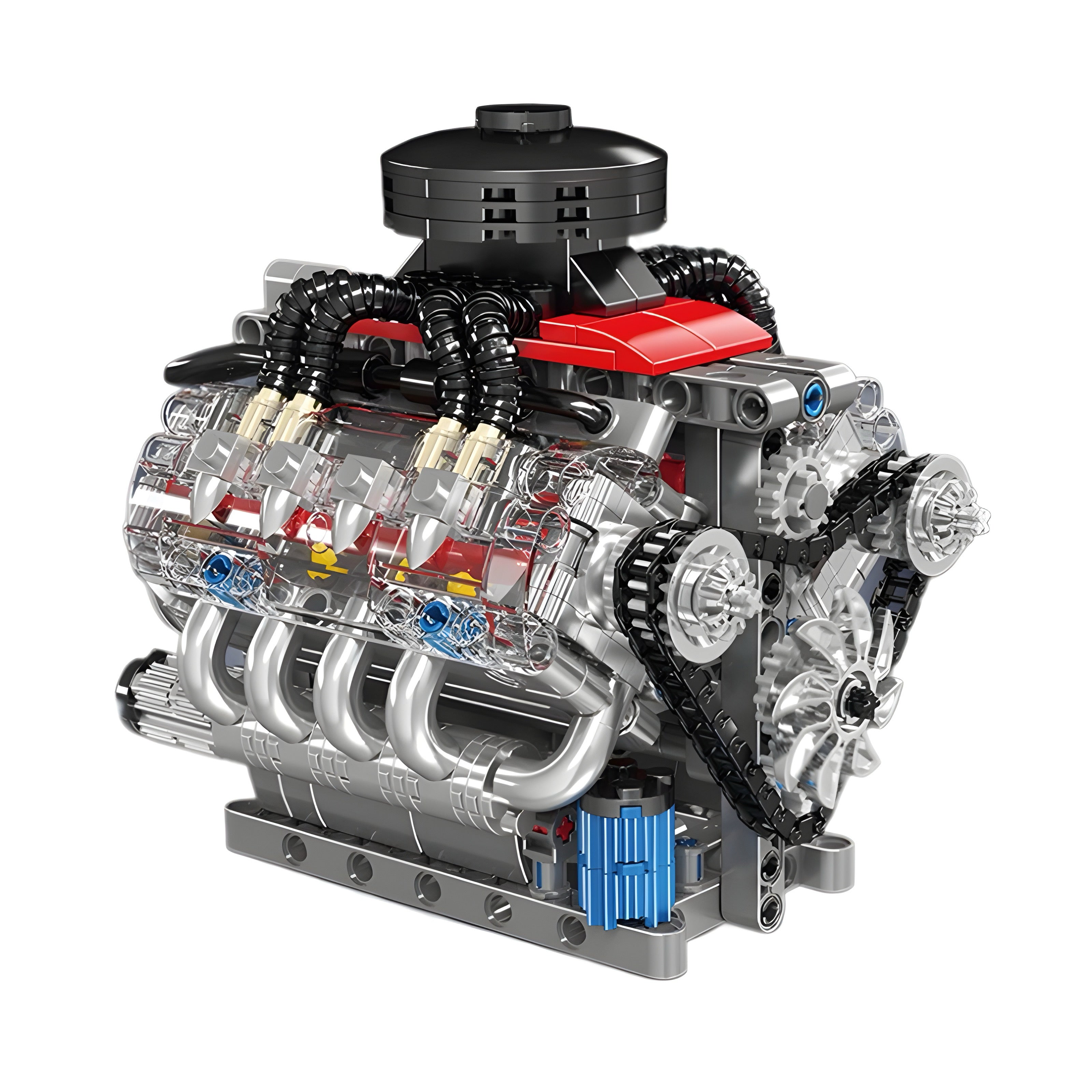 MOTORISED CHEVY V8 ENGINE | 488PCS