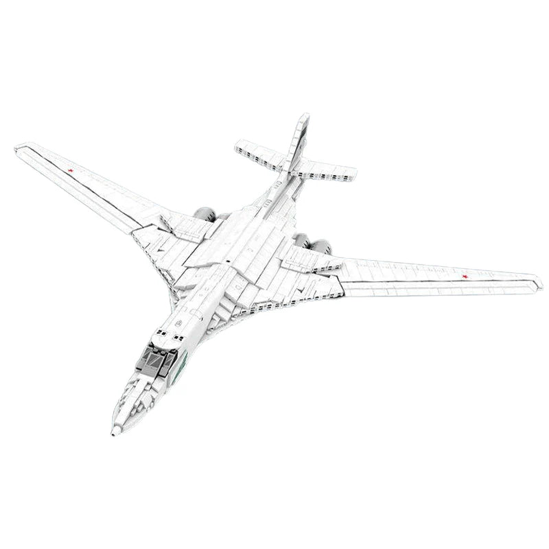 TU-160 STRATEGIC BOMBER | 1597PCS