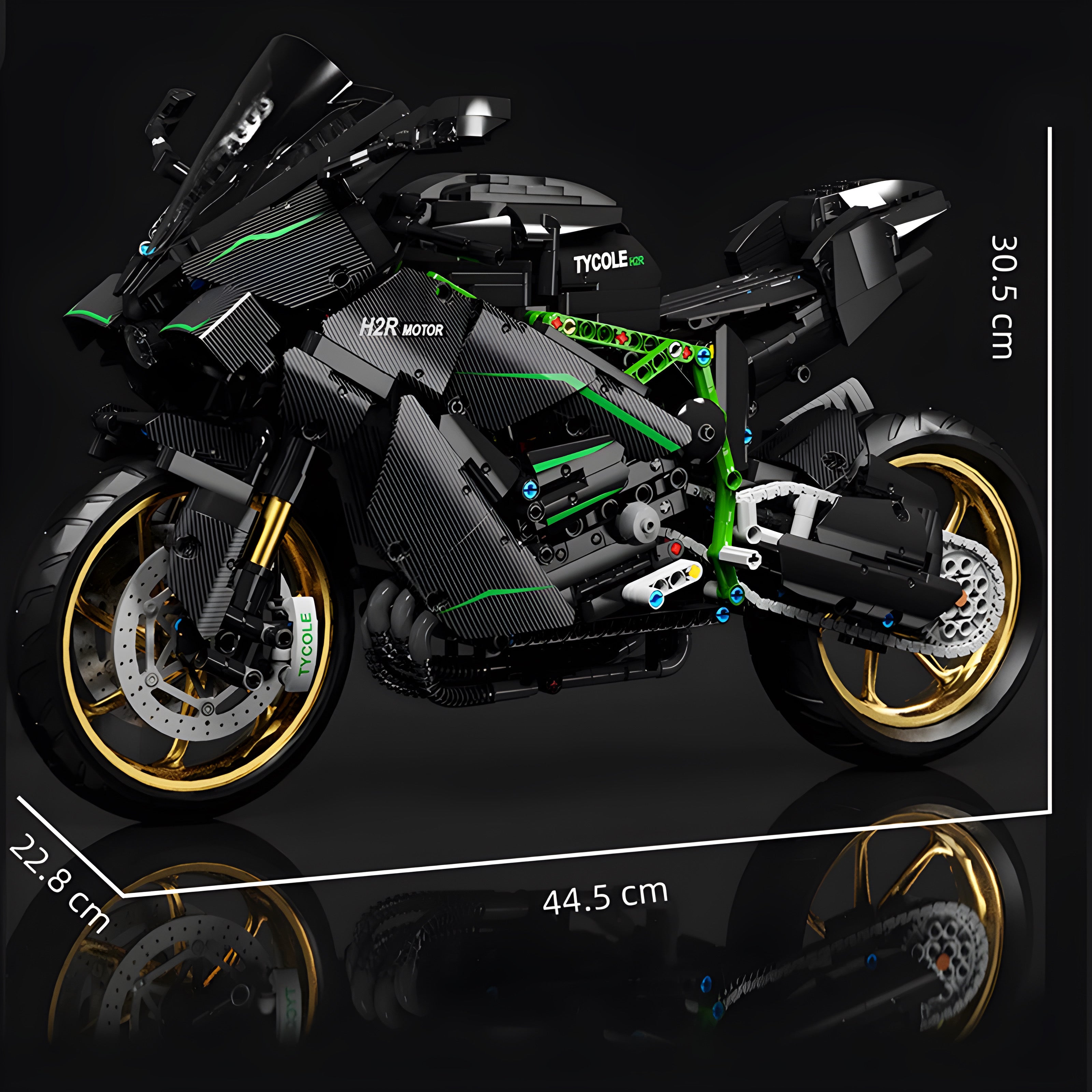 "HURRICANE" H2-R MOTORBIKE | 1808PCS