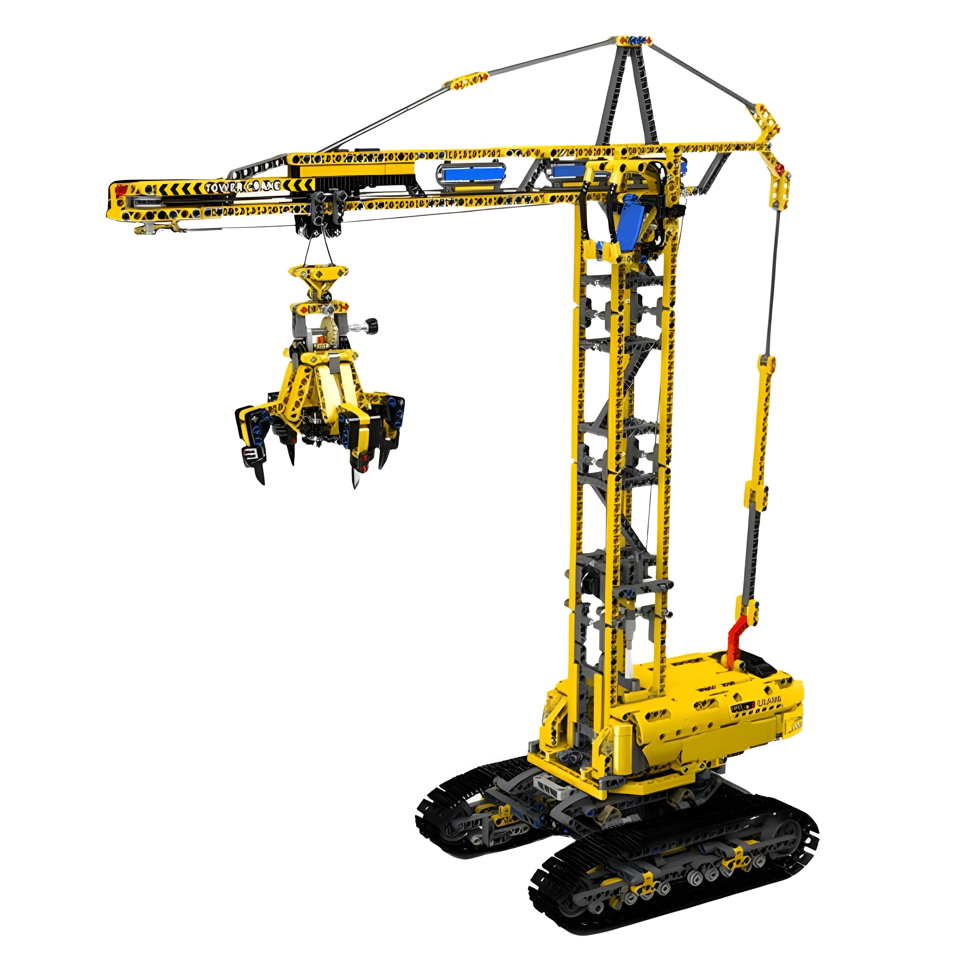 REMOTE CONTROLLED CITY BUILDING CRANE | 1730PCS