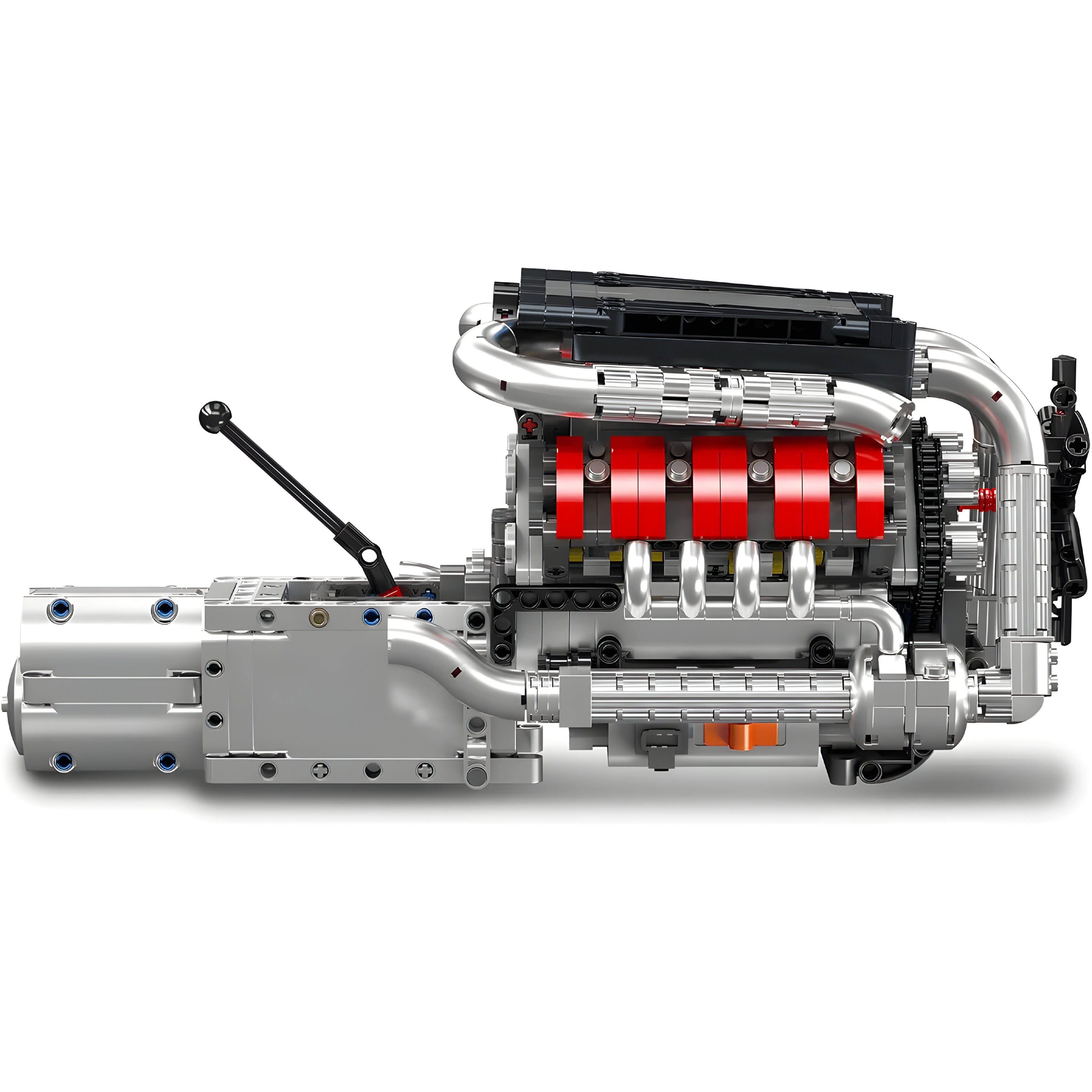 MOTORISED GERMAN V8 ENGINE WITH GEARBOX | 1168PCS