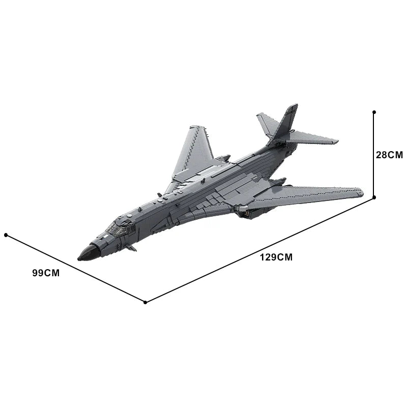 129CM ROCKWELL B-1 LANCER | 8355PCS