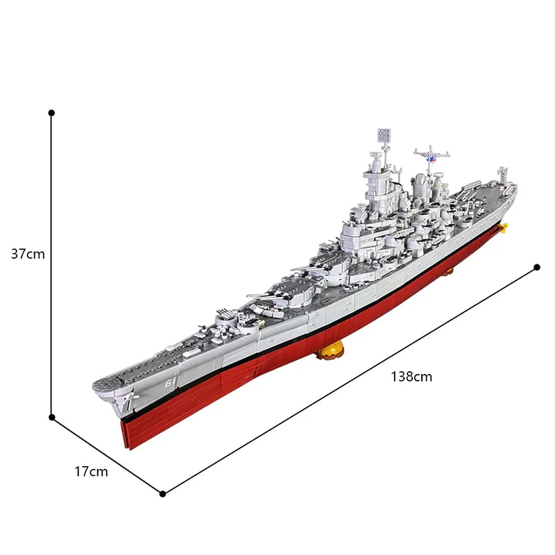 USS IOWA BB-61 BATTLESHIPS | 8042PCS