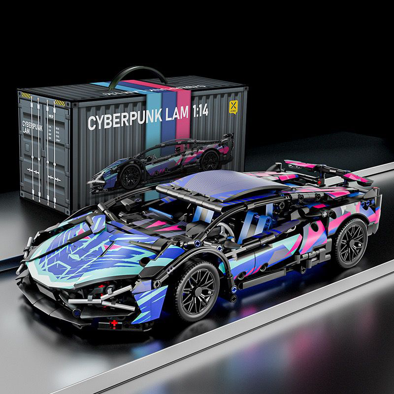 Cyberpunk Lambo Blok Araba – Legan Oyuncak