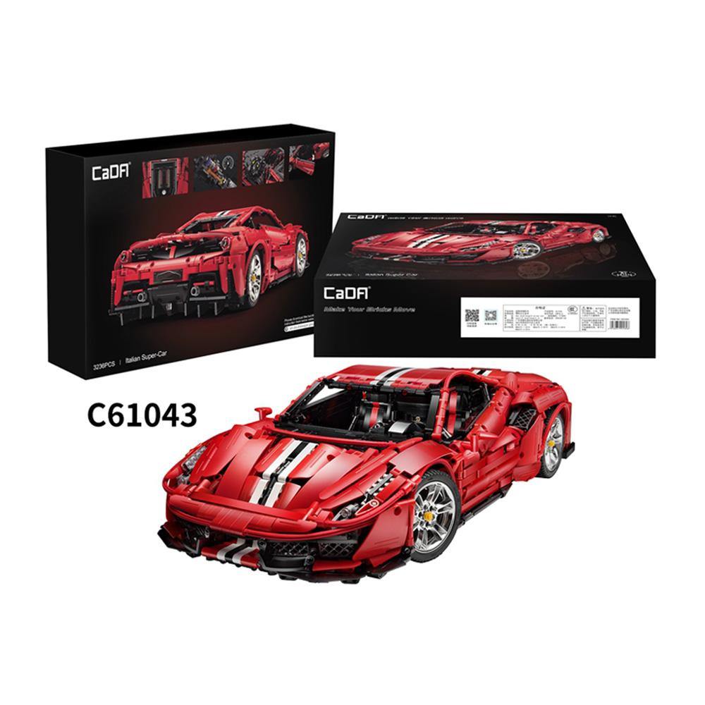 CaDA Italian Red Supercar C61042W & C61043W