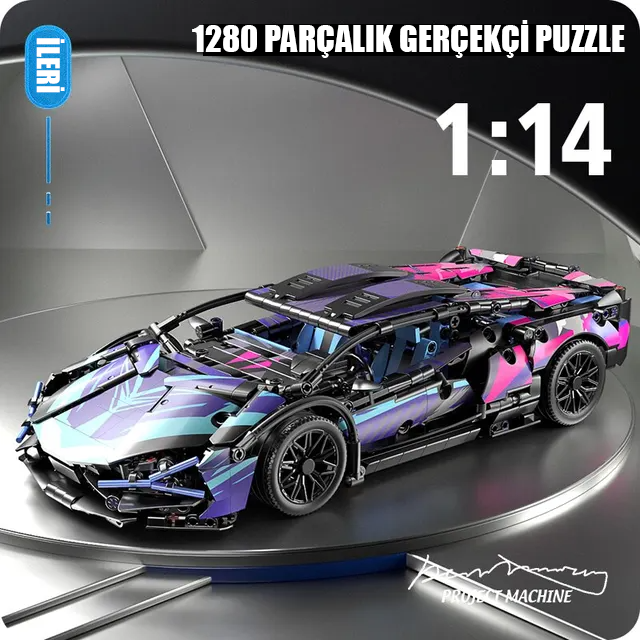 Cyberpunk Lamborghini | 1314 Parça