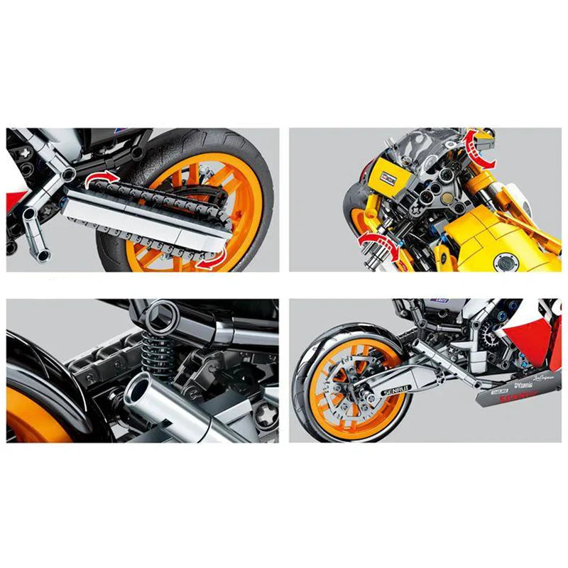 ORANGE DEMON RACE BIKE | 700PCS