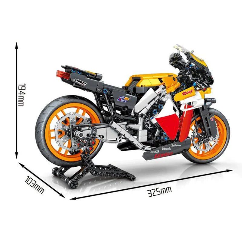 ORANGE DEMON RACE BIKE | 700PCS