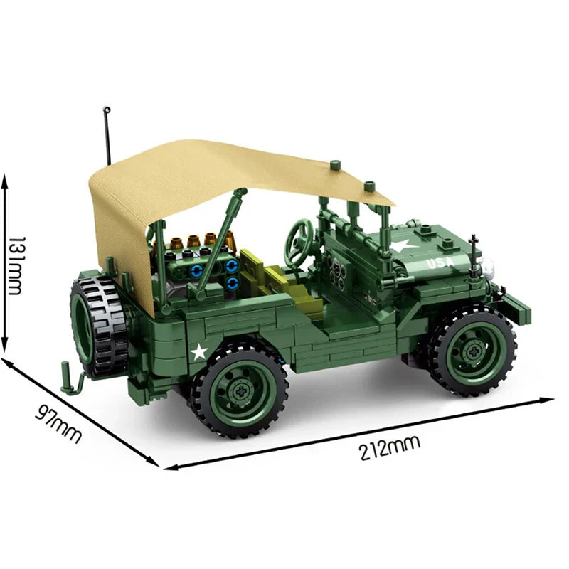 US ARMY JEEP | 807PCS